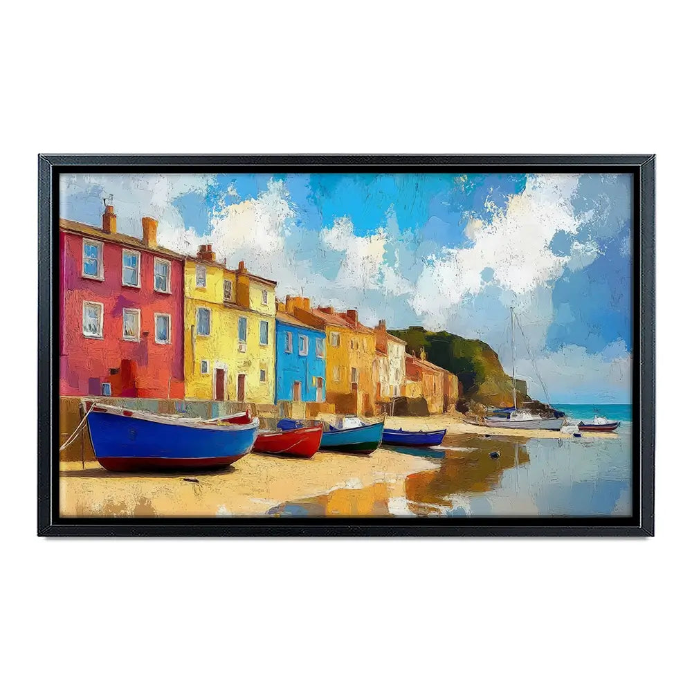 Coastal Town Canvas Print Coastal Town Canvas Print wall art product David Alexander Elder