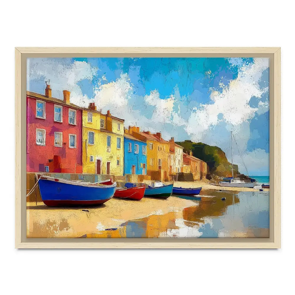 Coastal Town Canvas Print Coastal Town Canvas Print wall art product David Alexander Elder