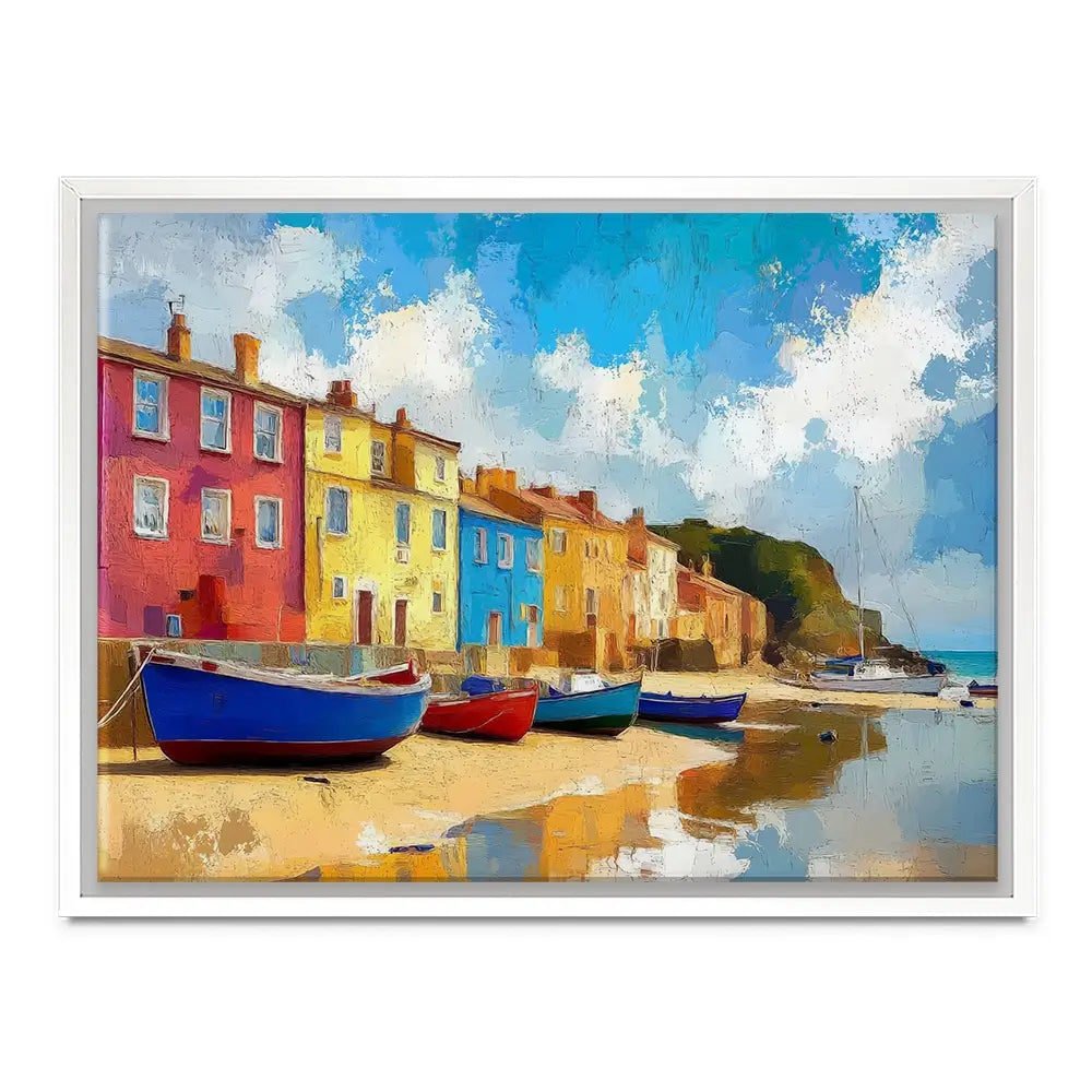 Coastal Town Canvas Print Coastal Town Canvas Print wall art product David Alexander Elder