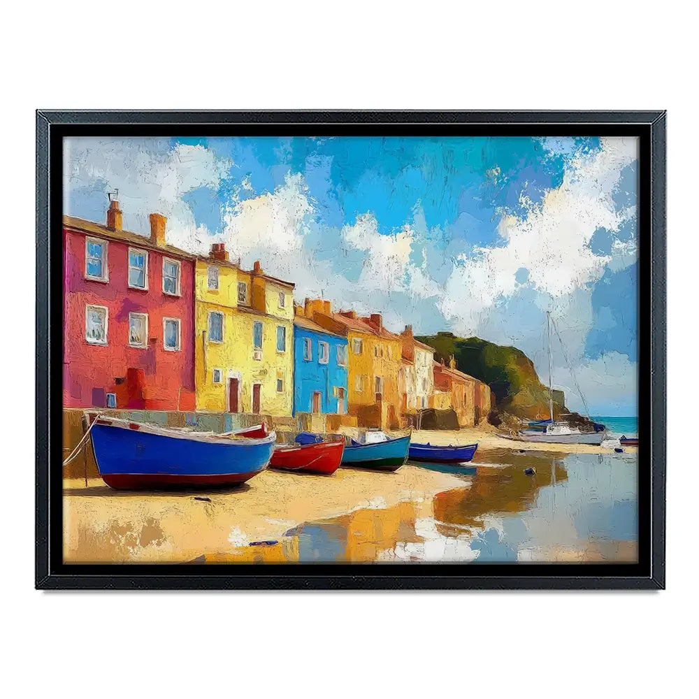 Coastal Town Canvas Print Coastal Town Canvas Print wall art product David Alexander Elder