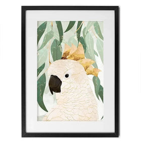 Cockatoo Amongst The Leaves Framed Art Print Cockatoo Amongst The Leaves Framed Art Print wall art product Sarah Manovski