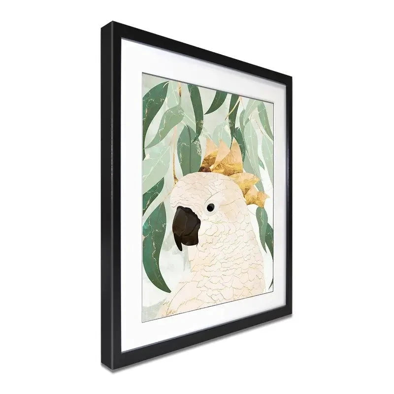 Cockatoo Amongst The Leaves Framed Art Print Cockatoo Amongst The Leaves Framed Art Print wall art product Sarah Manovski