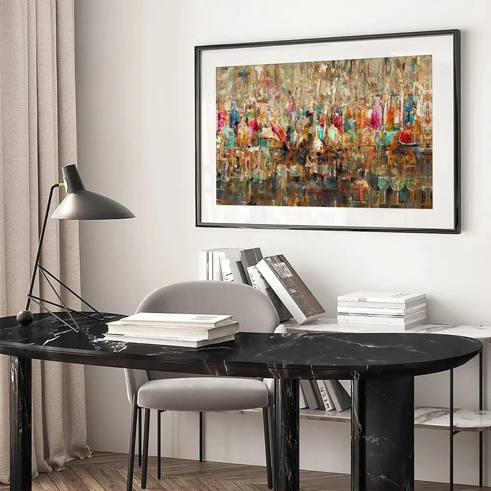 Cocktail Bar Framed Art Print Cocktail Bar Framed Art Print wall art product Studio Paint-Ing