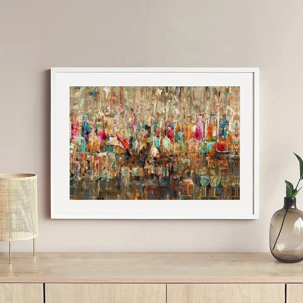 Cocktail Bar Framed Art Print Cocktail Bar Framed Art Print wall art product Studio Paint-Ing
