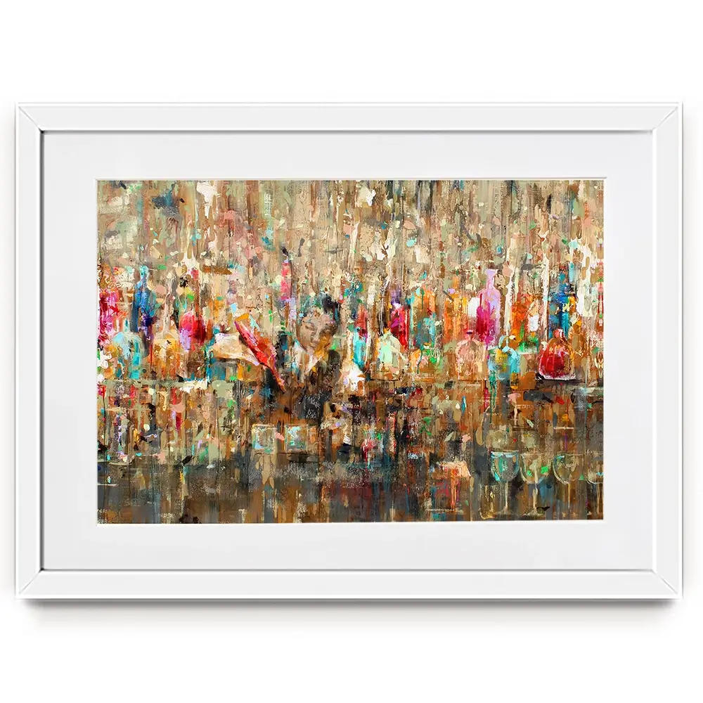 Cocktail Bar Framed Art Print Cocktail Bar Framed Art Print wall art product Studio Paint-Ing