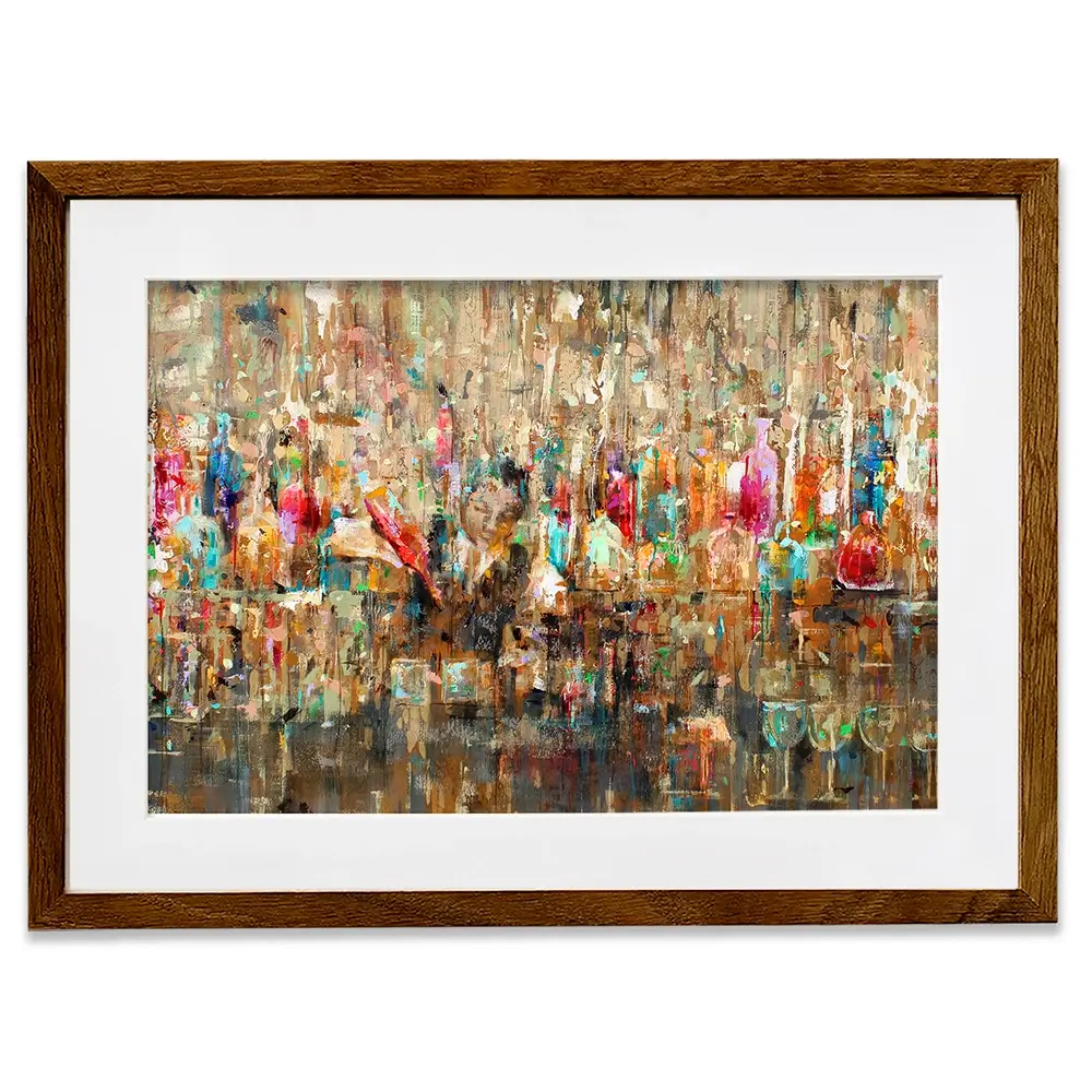 Cocktail Bar Framed Art Print Cocktail Bar Framed Art Print wall art product Studio Paint-Ing