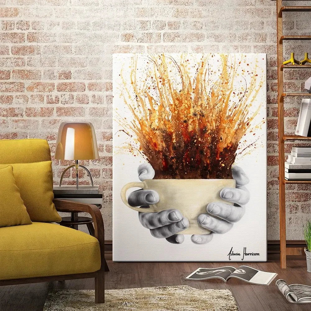 Coffee Coffee Coffee Canvas Print Coffee Coffee Coffee Canvas Print wall art product Ashvin Harrison