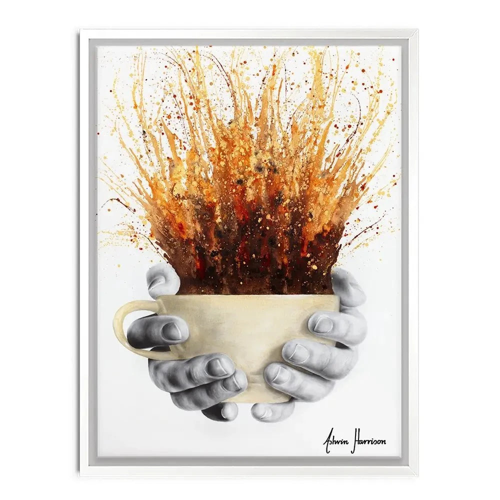 Coffee Coffee Coffee Canvas Print Coffee Coffee Coffee Canvas Print wall art product Ashvin Harrison