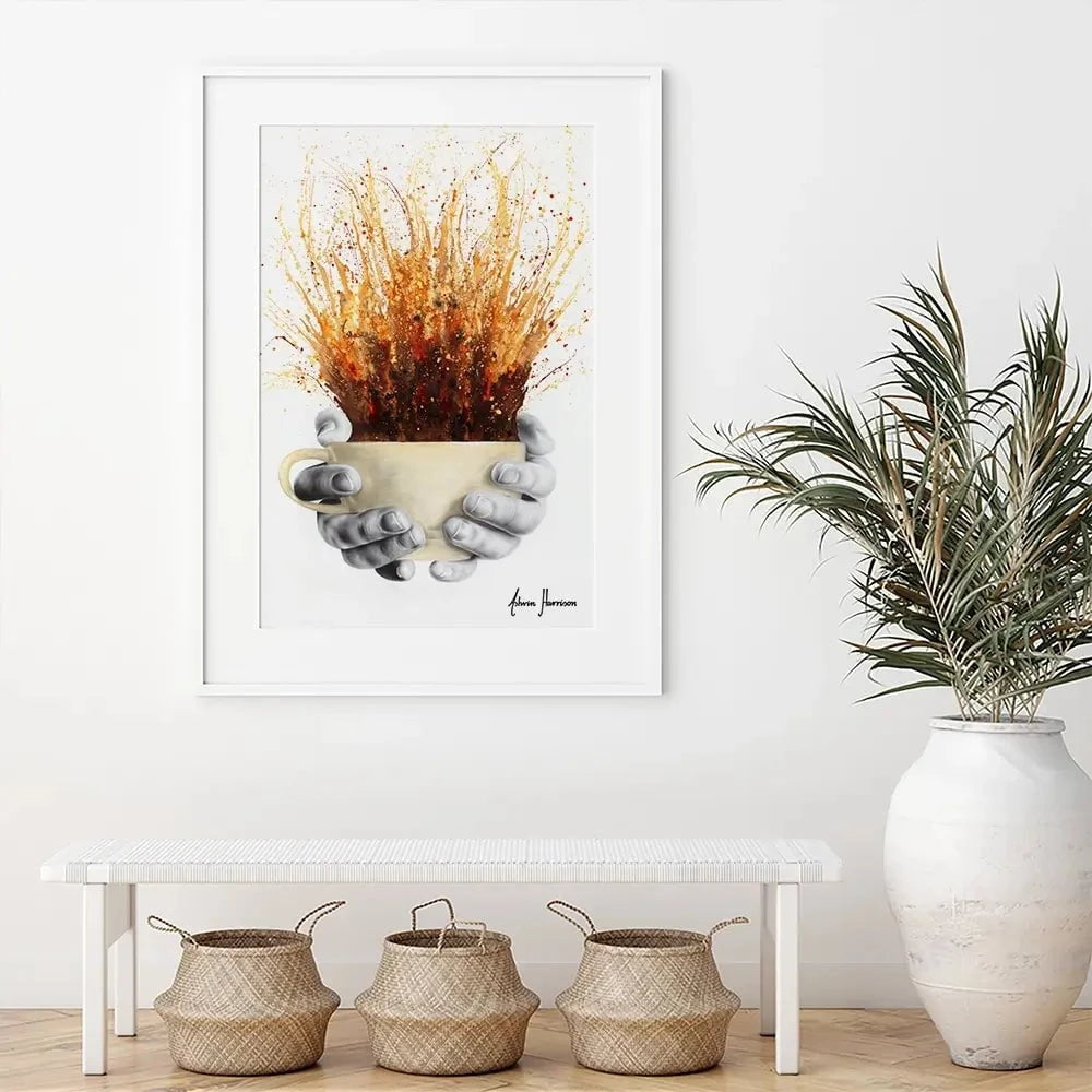 Coffee Coffee Coffee Framed Art Print Coffee Coffee Coffee Framed Art Print wall art product Ashvin Harrison