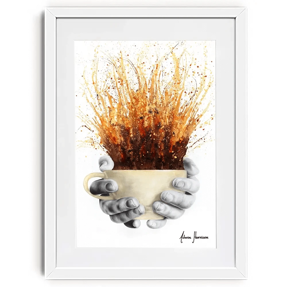 Coffee Coffee Coffee Framed Art Print Coffee Coffee Coffee Framed Art Print wall art product Ashvin Harrison