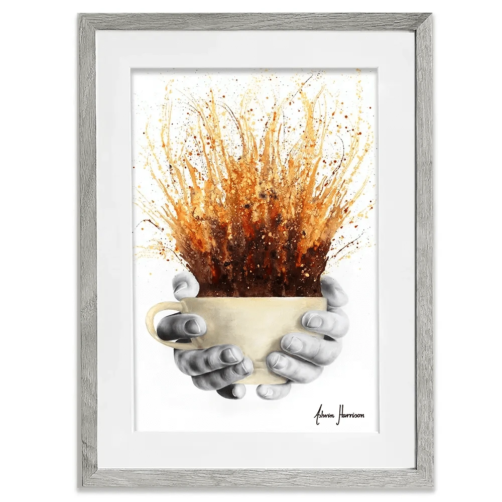Coffee Coffee Coffee Framed Art Print Coffee Coffee Coffee Framed Art Print wall art product Ashvin Harrison