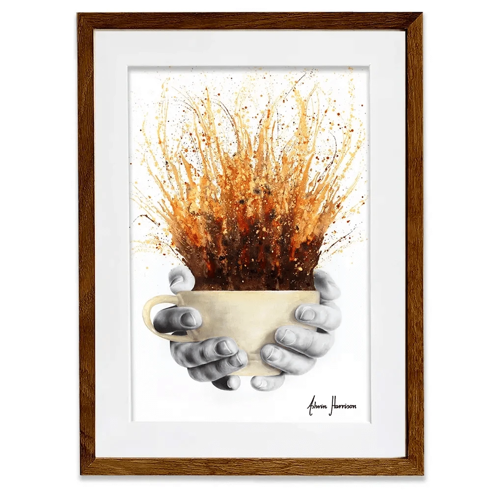 Coffee Coffee Coffee Framed Art Print Coffee Coffee Coffee Framed Art Print wall art product Ashvin Harrison