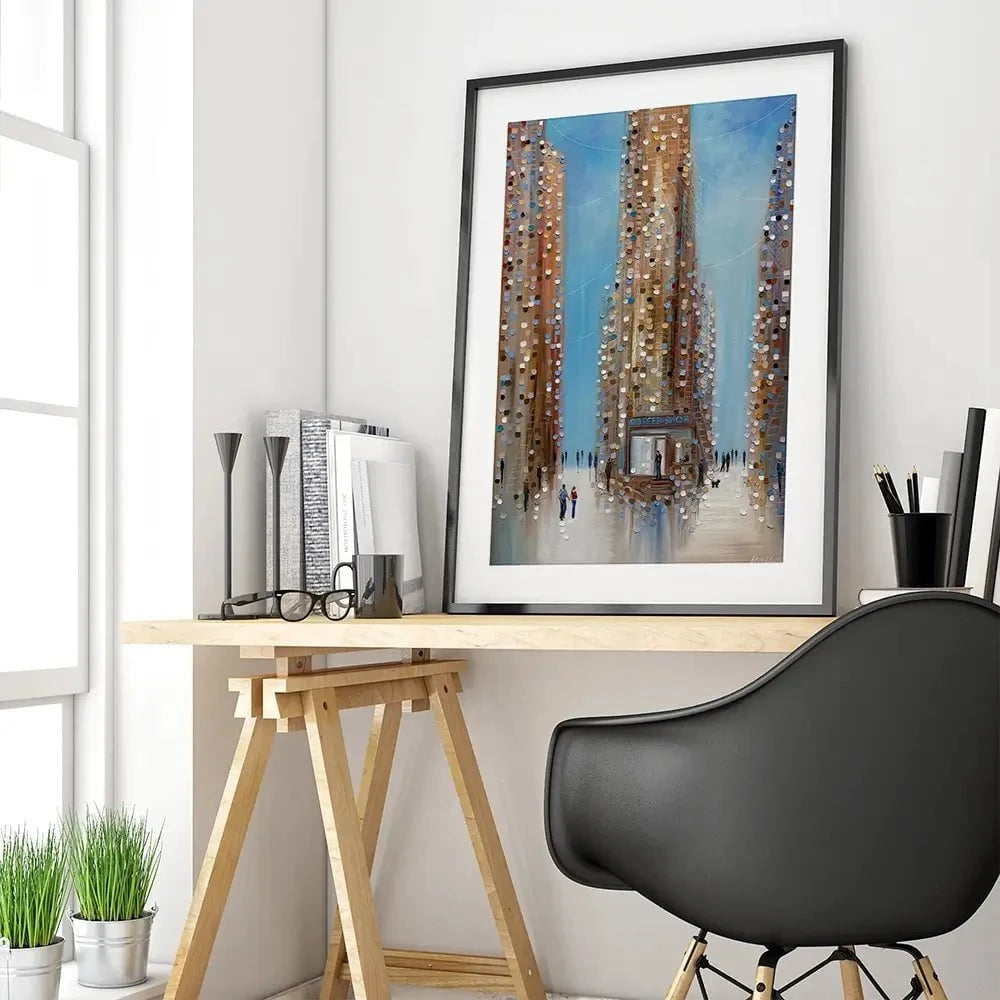 Coffee Shop Framed Art Print Coffee Shop Framed Art Print wall art product Ekaterina Ermilkina