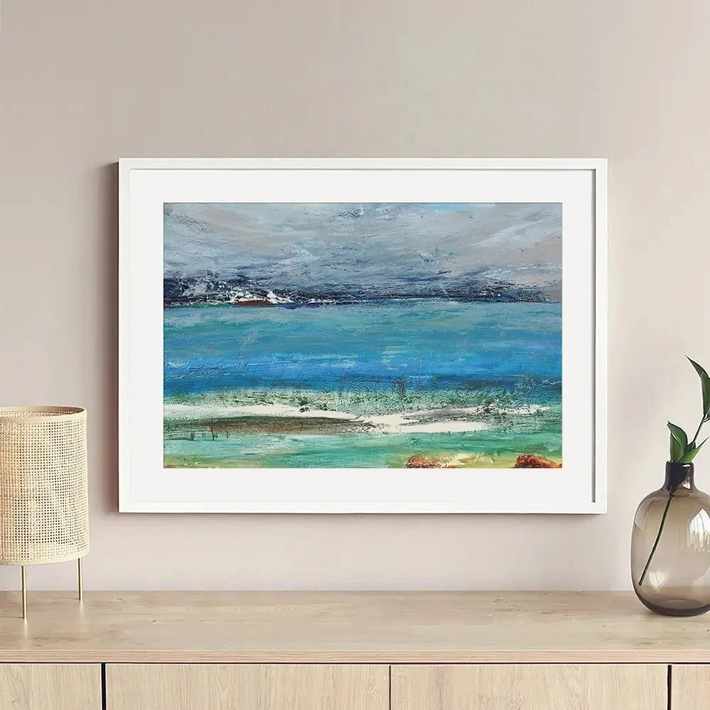 Cold Sea Framed Art Print Cold Sea Framed Art Print wall art product Ingaga / Shutterstock