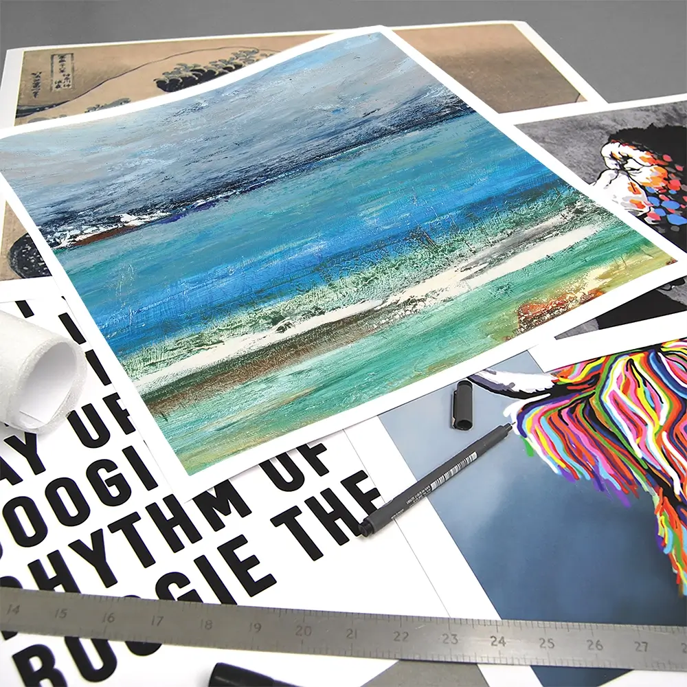 Cold Sea Square Art Print Cold Sea Square Art Print wall art product AURUSHAKOFF / Shutterstock