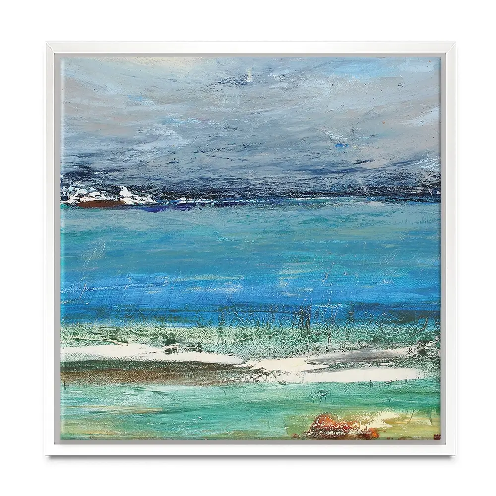 Cold Sea Square Canvas Print Cold Sea Square Canvas Print wall art product AURUSHAKOFF / Shutterstock