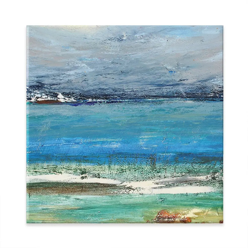 Cold Sea Square Canvas Print Cold Sea Square Canvas Print wall art product AURUSHAKOFF / Shutterstock