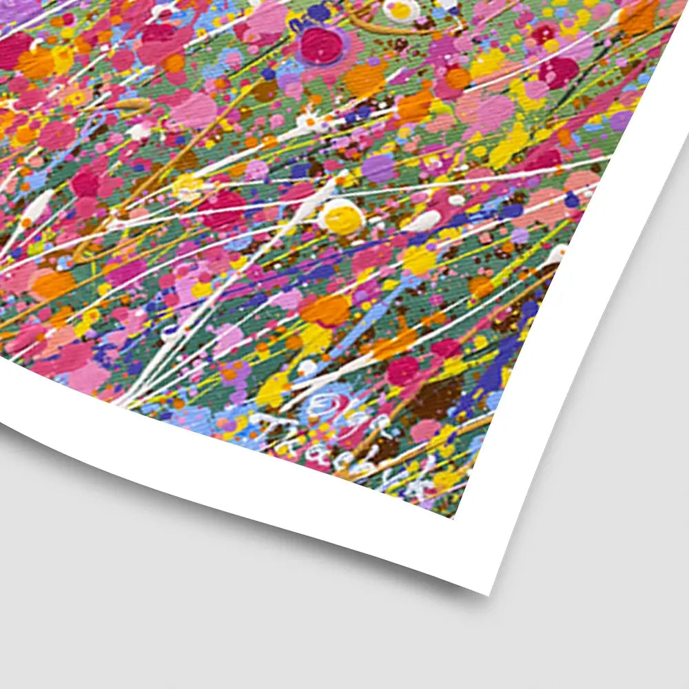 Colour Bloom Art Print Colour Bloom Art Print wall art product Olga Tkachyk