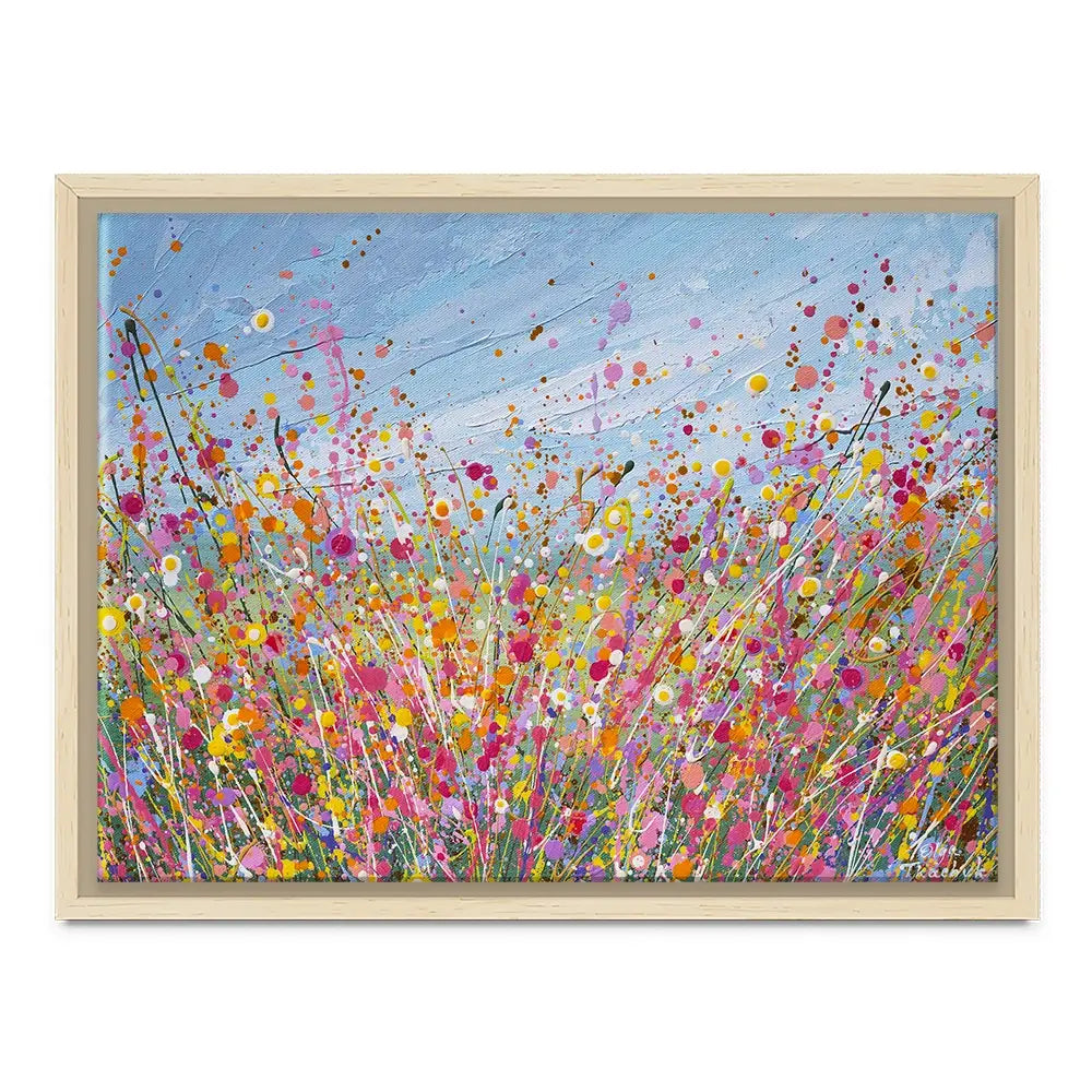 Colour Bloom Canvas Print Colour Bloom Canvas Print wall art product Olga Tkachyk