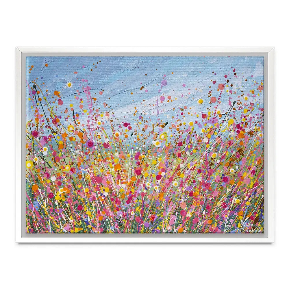 Colour Bloom Canvas Print Colour Bloom Canvas Print wall art product Olga Tkachyk