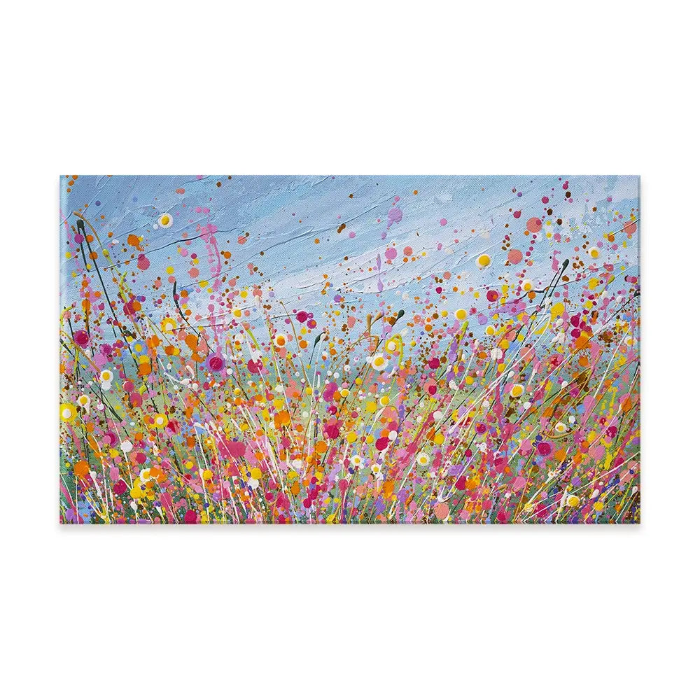 Colour Bloom Canvas Print Colour Bloom Canvas Print wall art product Olga Tkachyk