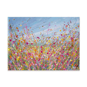 Colour Bloom Canvas Print Colour Bloom Canvas Print wall art product Olga Tkachyk