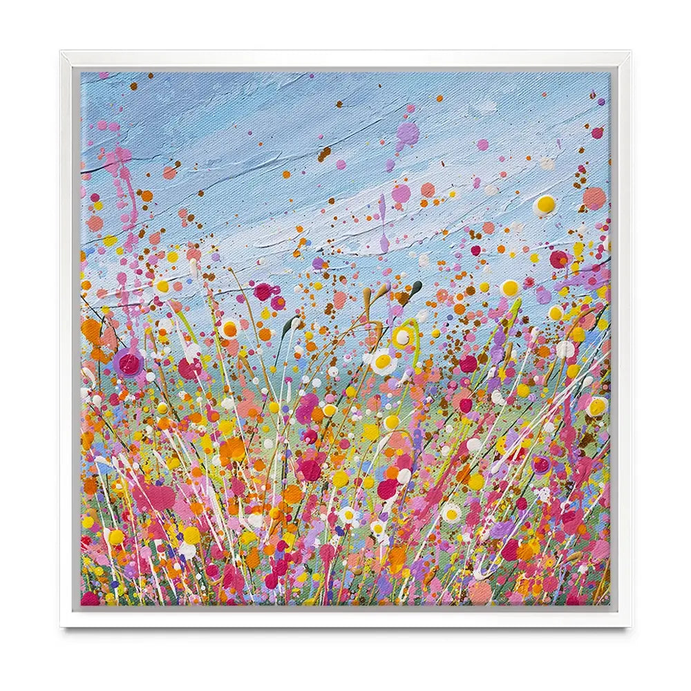 Colour Bloom Oversized Canvas Print Colour Bloom Oversized Canvas Print wall art product Art Print Shop