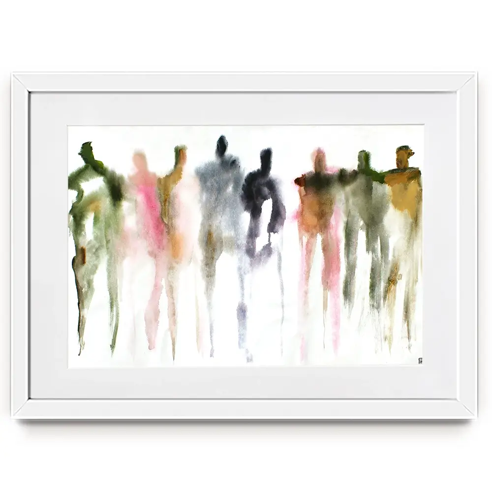 Colour Connect Framed Art Print Colour Connect Framed Art Print wall art product Studio Paint-ING
