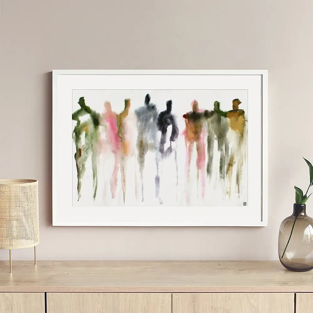 Colour Connect Framed Art Print Colour Connect Framed Art Print wall art product Studio Paint-ING