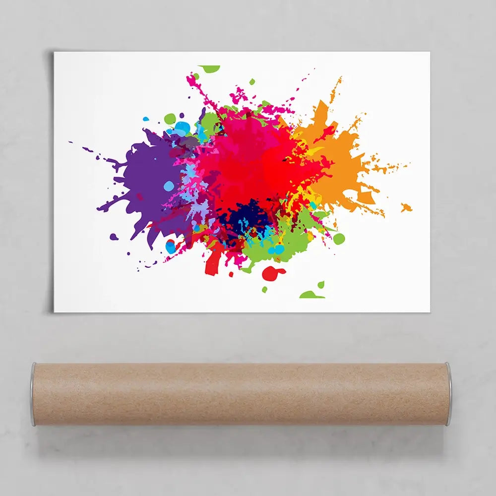 Colour Splat Art Print Colour Splat Art Print wall art product Mrspopman1985 / Shutterstock