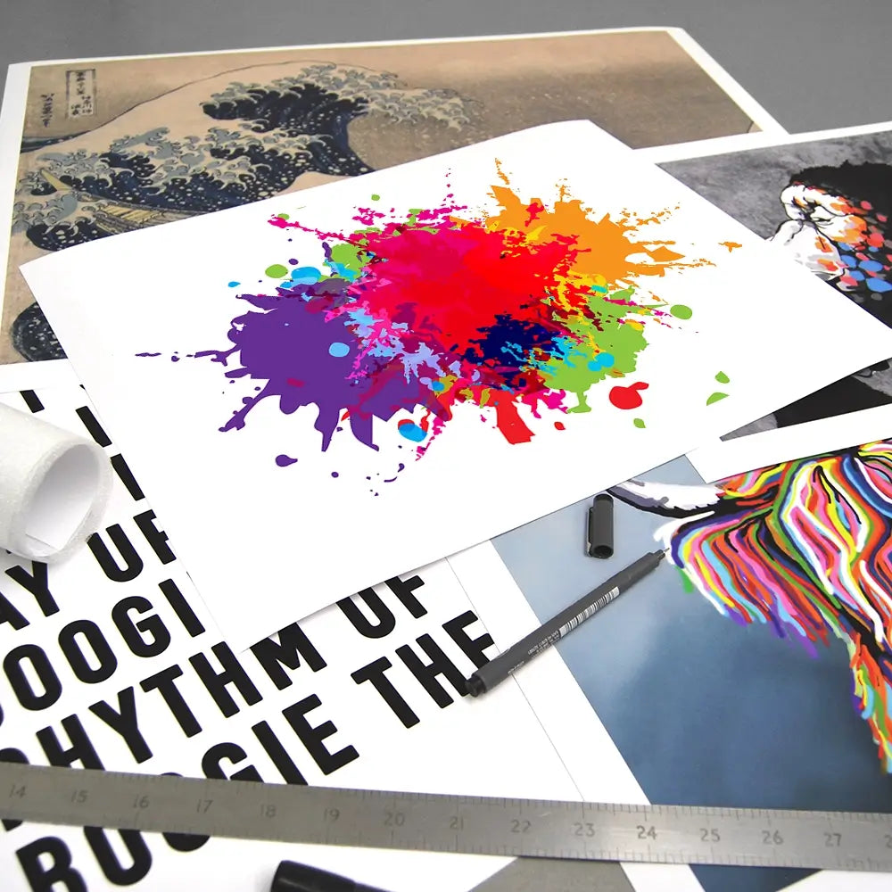 Colour Splat Art Print Colour Splat Art Print wall art product Mrspopman1985 / Shutterstock