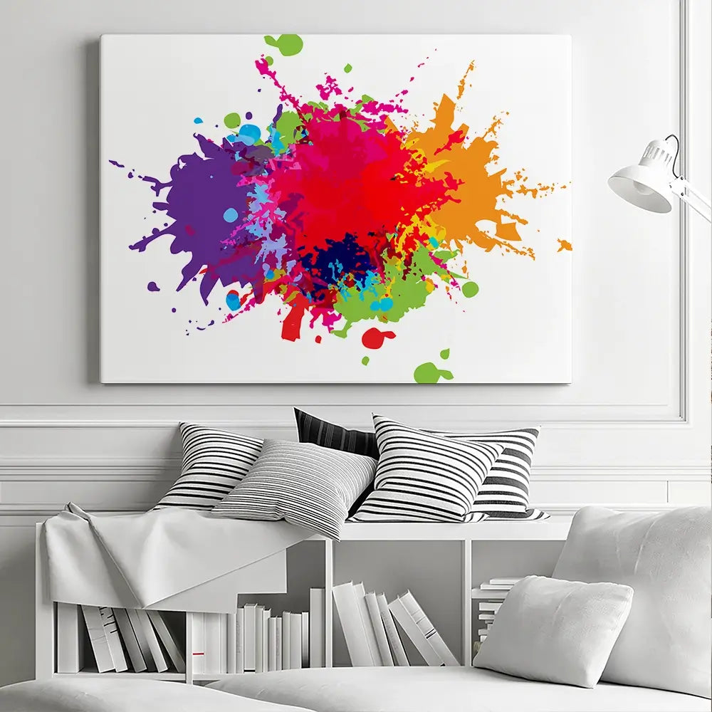 Colour Splat Canvas Print Colour Splat Canvas Print wall art product Mrspopman1985 / Shutterstock