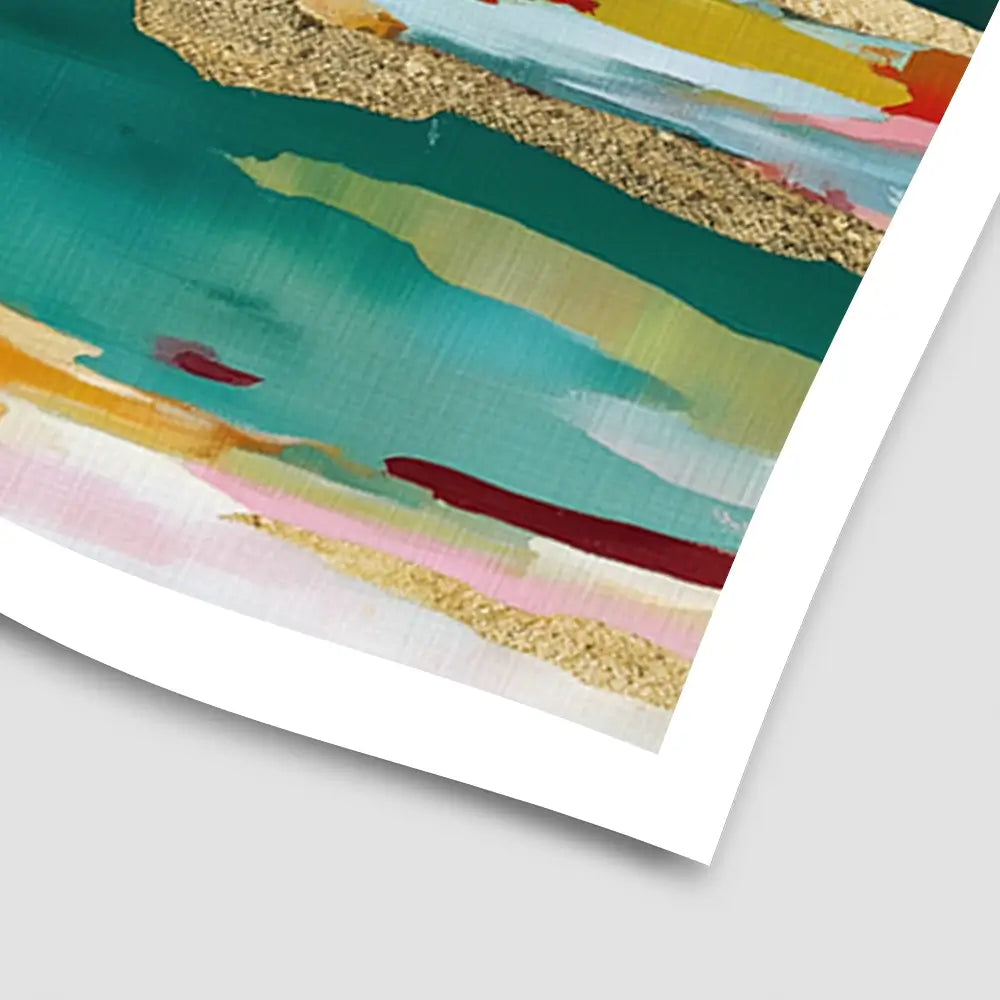 Colour Strata Gold Art Print Colour Strata Gold Art Print wall art product Chromatic Storm Studio