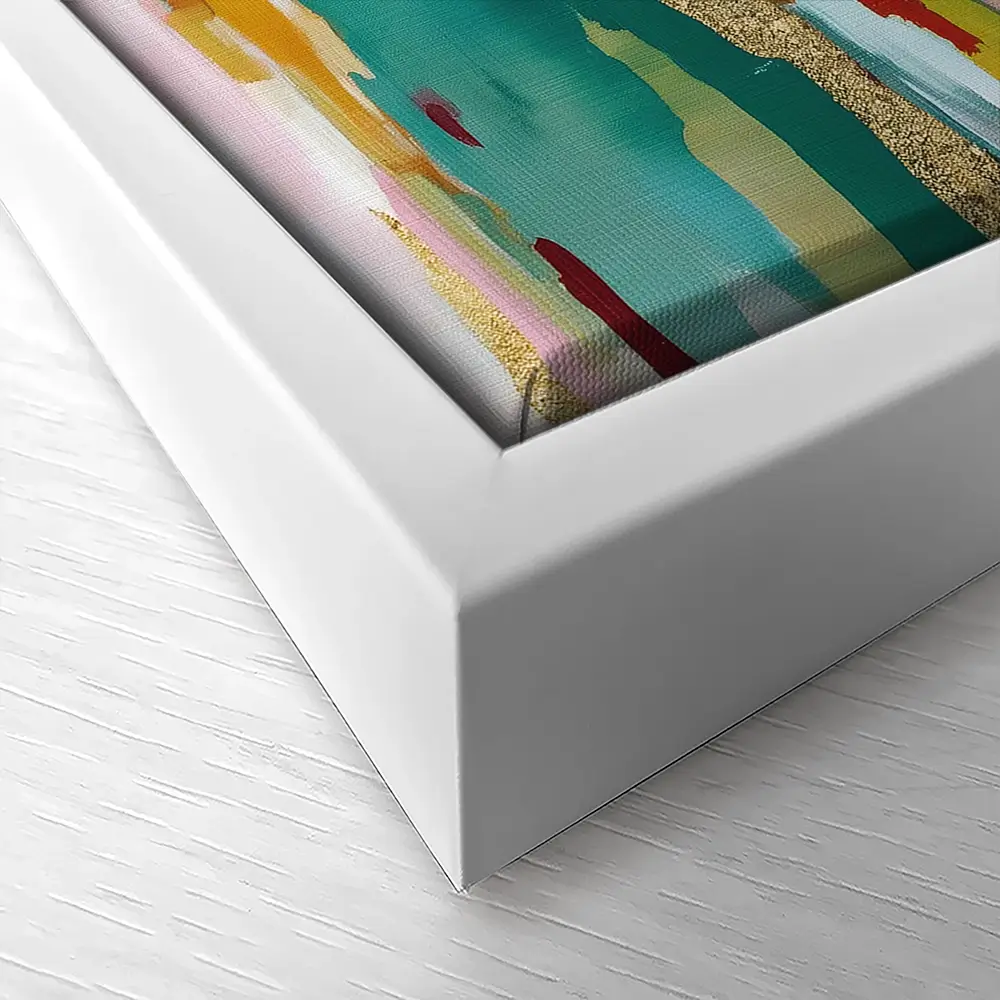 Colour Strata Gold Canvas Print Colour Strata Gold Canvas Print wall art product Chromatic Storm Studio