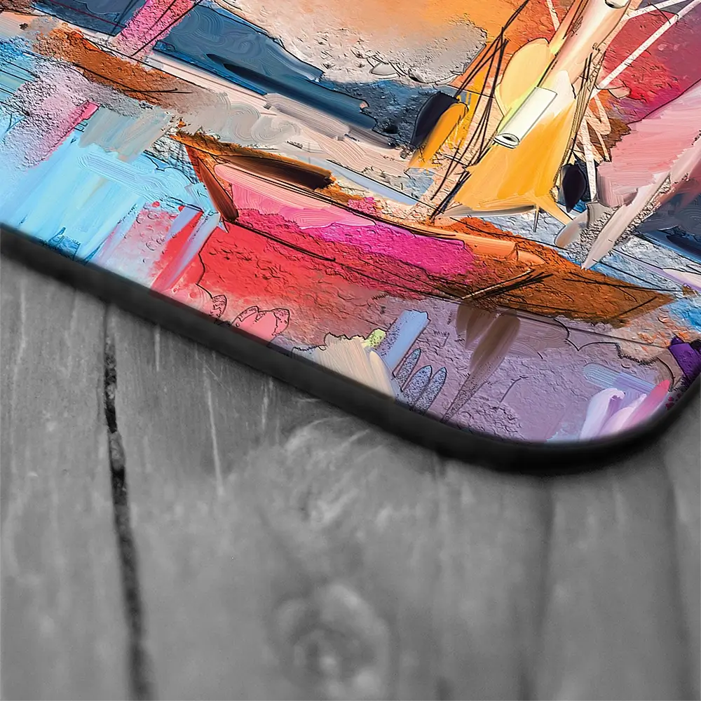 Coloured Boats Coaster Set Coloured Boats Coaster Set wall art product pluie_r / Shutterstock