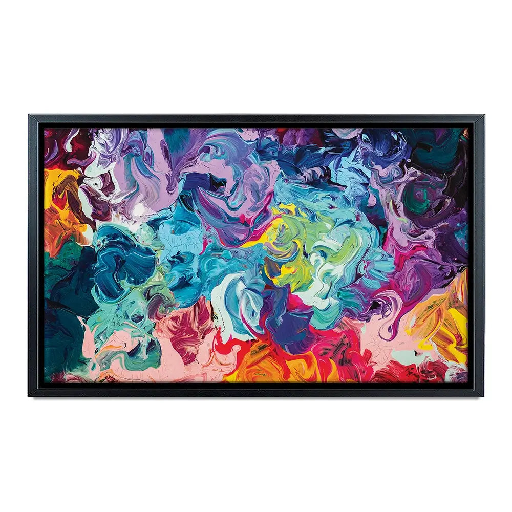 Colourful Abstract Oil Painting Oversized Canvas Print Colourful Abstract Oil Painting Oversized Canvas Print wall art product vhpicstock / Shutterstock