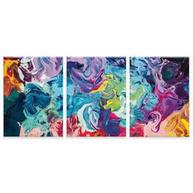 Colourful Abstract Trio Canvas Print Colourful Abstract Trio Canvas Print wall art product vhpicstock / Shutterstock