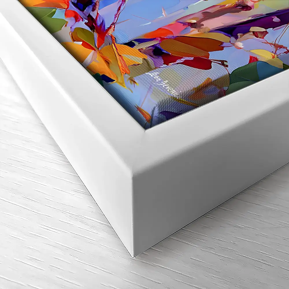 Colourful Birds Chirping Canvas Print Colourful Birds Chirping Canvas Print wall art product Leon Devenice