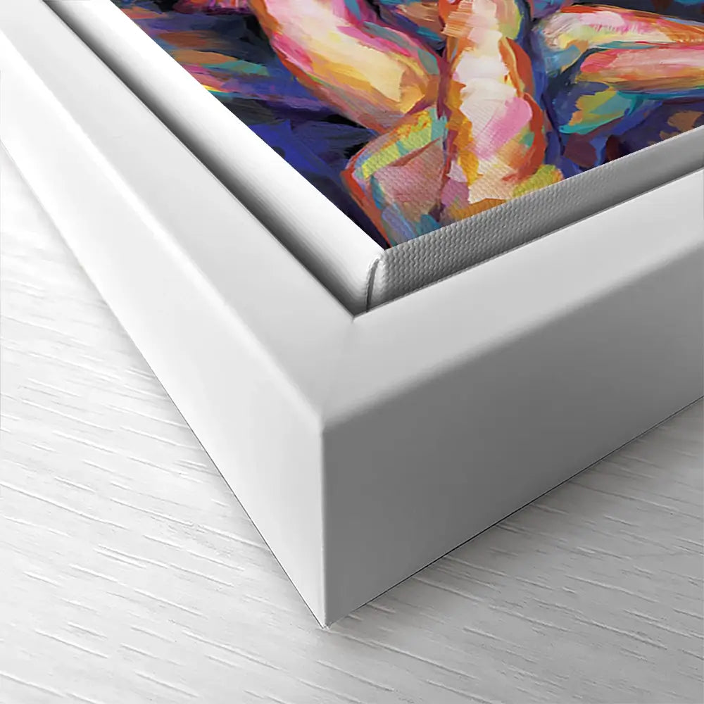 Colourful Bowie Oversized Canvas Print Colourful Bowie Oversized Canvas Print wall art product Independent