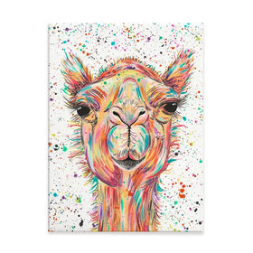 Colourful Camel Canvas Print Colourful Camel Canvas Print wall art product Emma LC Art