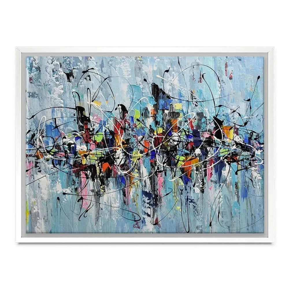 Colourful City Canvas Print Colourful City Canvas Print wall art product Olga Tkachyk