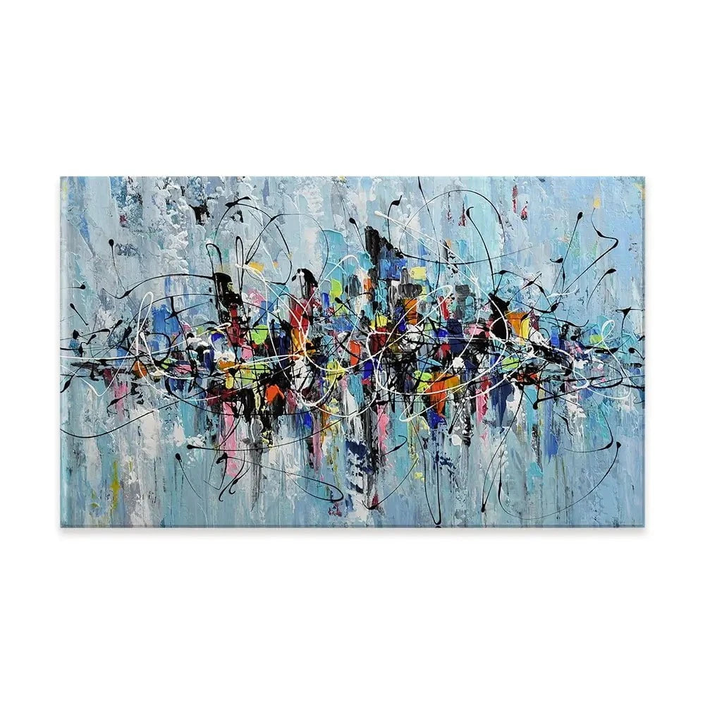 Colourful City Canvas Print Colourful City Canvas Print wall art product Olga Tkachyk