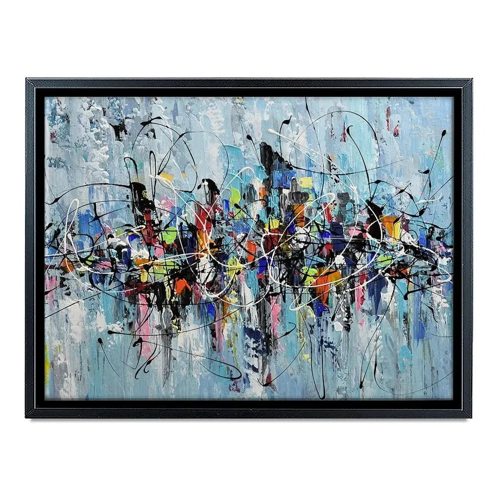 Colourful City Canvas Print Colourful City Canvas Print wall art product Olga Tkachyk