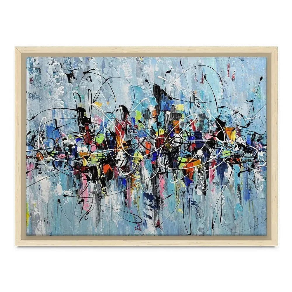 Colourful City Canvas Print Colourful City Canvas Print wall art product Olga Tkachyk
