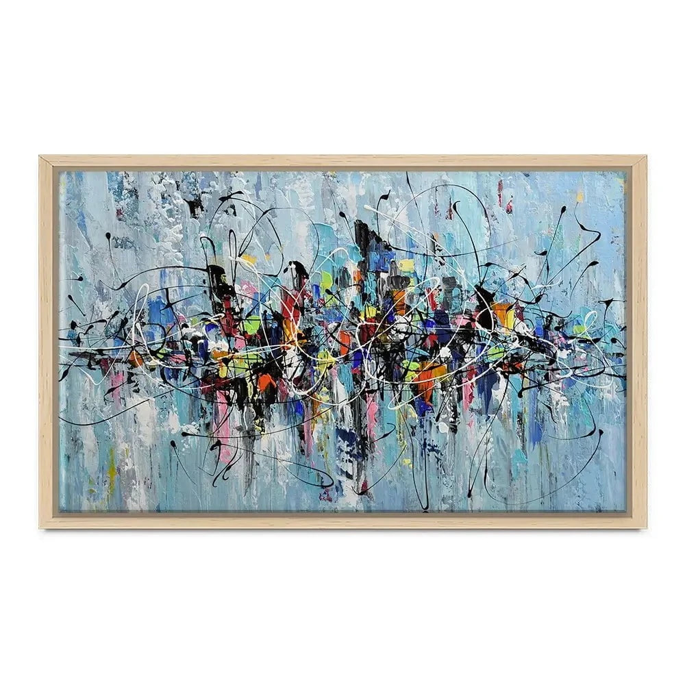 Colourful City Canvas Print Colourful City Canvas Print wall art product Olga Tkachyk