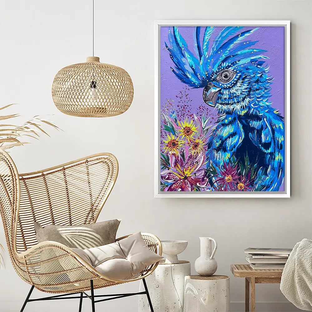 Colourful Cocktaoo Canvas Print Colourful Cocktaoo Canvas Print wall art product Jo Mulligan