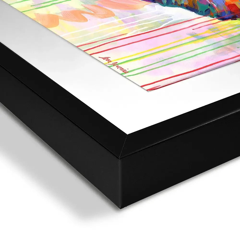 Colourful Elephant Framed Art Print Colourful Elephant Framed Art Print wall art product Leon Devenice