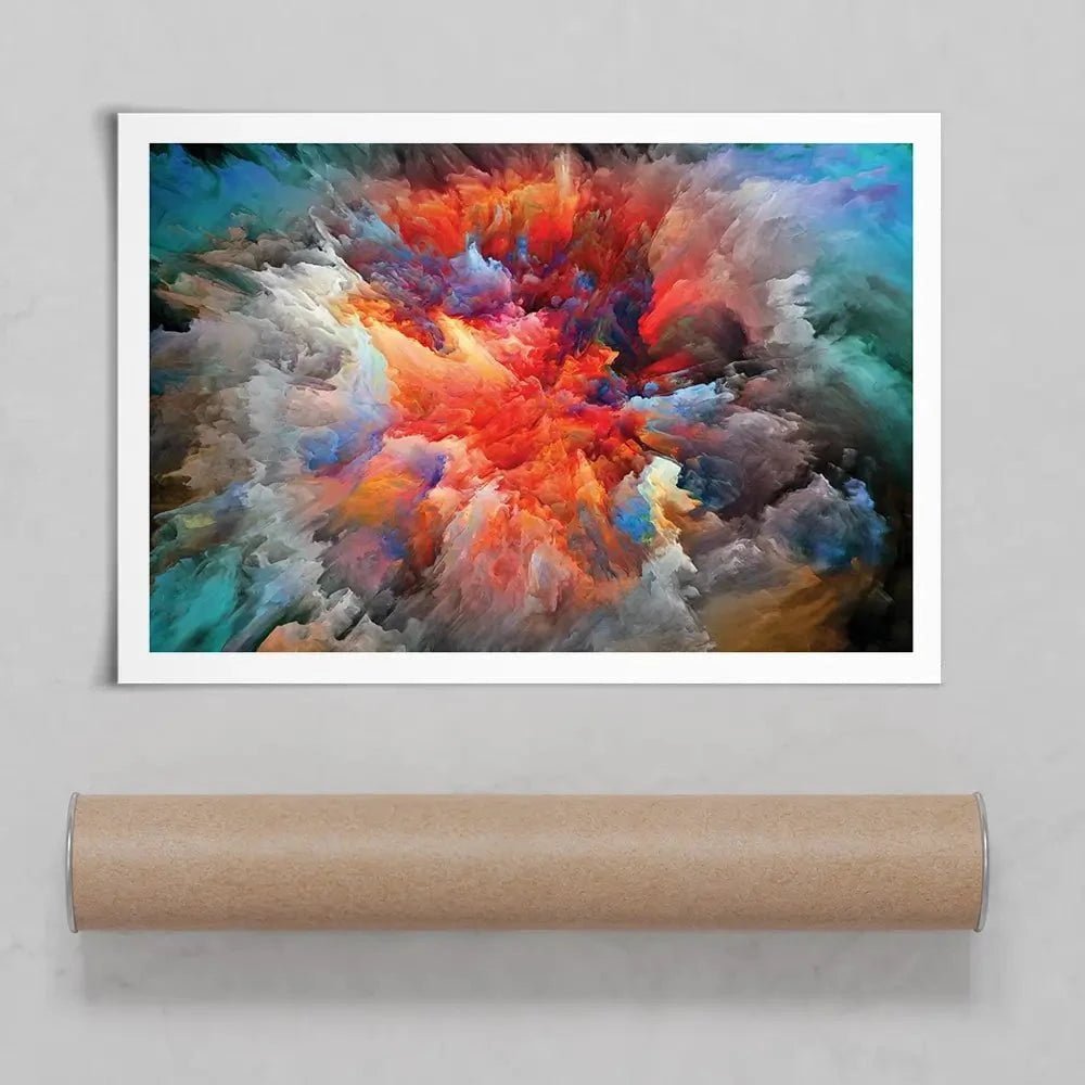 Colourful Explosion Art Print Colourful Explosion Art Print wall art product agsandrew / Shutterstock