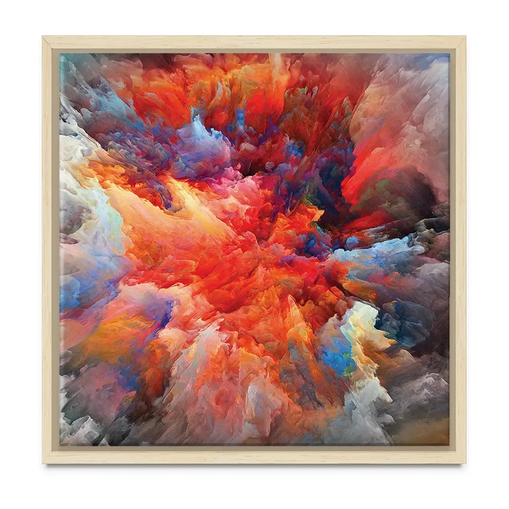 Colourful Explosion Oversized Canvas Print Colourful Explosion Oversized Canvas Print wall art product Art Print Shop