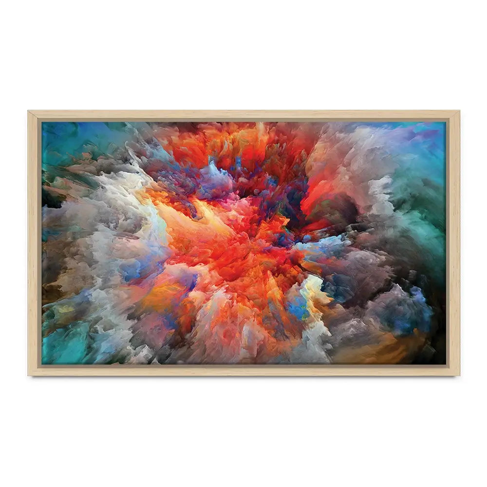Colourful Explosion Oversized Canvas Print Colourful Explosion Oversized Canvas Print wall art product Art Print Shop